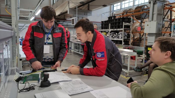 Новости Конкурса профмастерства. Номинация "Электромонтажники по электрическим машинам"